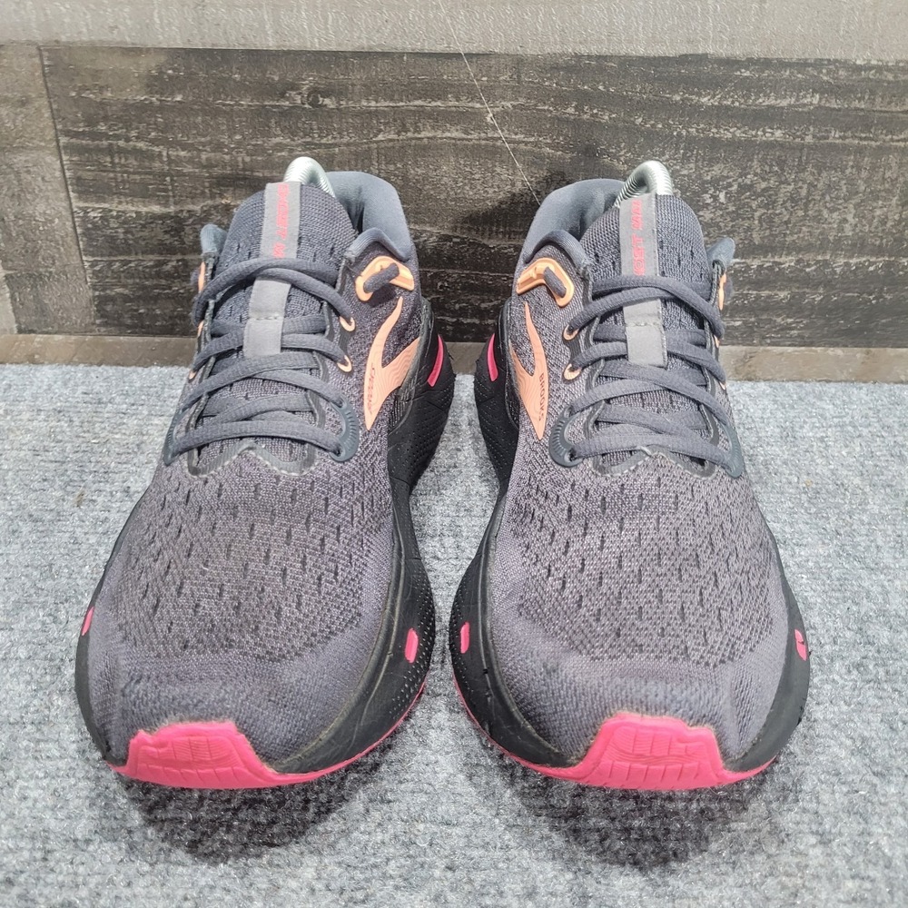 Brooks Ghost Max Womens 9.5 Shoes Running Walking Sneaker Black 1203951B049 Gym - Picture 3 of 16